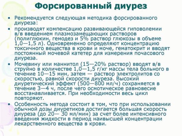 Метод форсированного диуреза