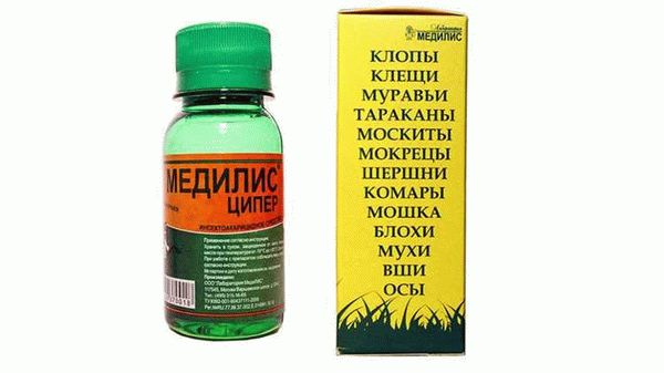 Медилис Ципер в борьбе против клопов: инструкция и отзывы